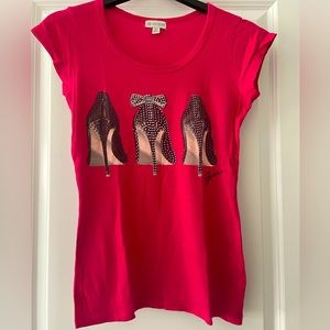 Guess Sparkly Heel Tee
